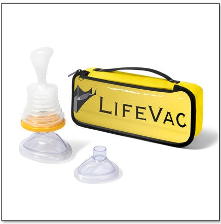 LIFEVAC/ライフバック/誤飲窒息予防トラベルキット/イエロー