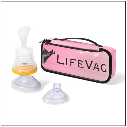 LIFEVAC/ライフバック/誤飲窒息予防トラベルキット/ピンク