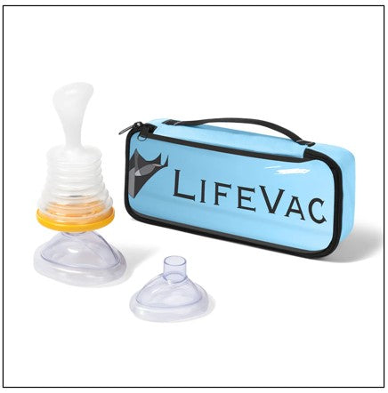LIFEVAC/ライフバック/誤飲窒息予防トラベルキット/ブルー